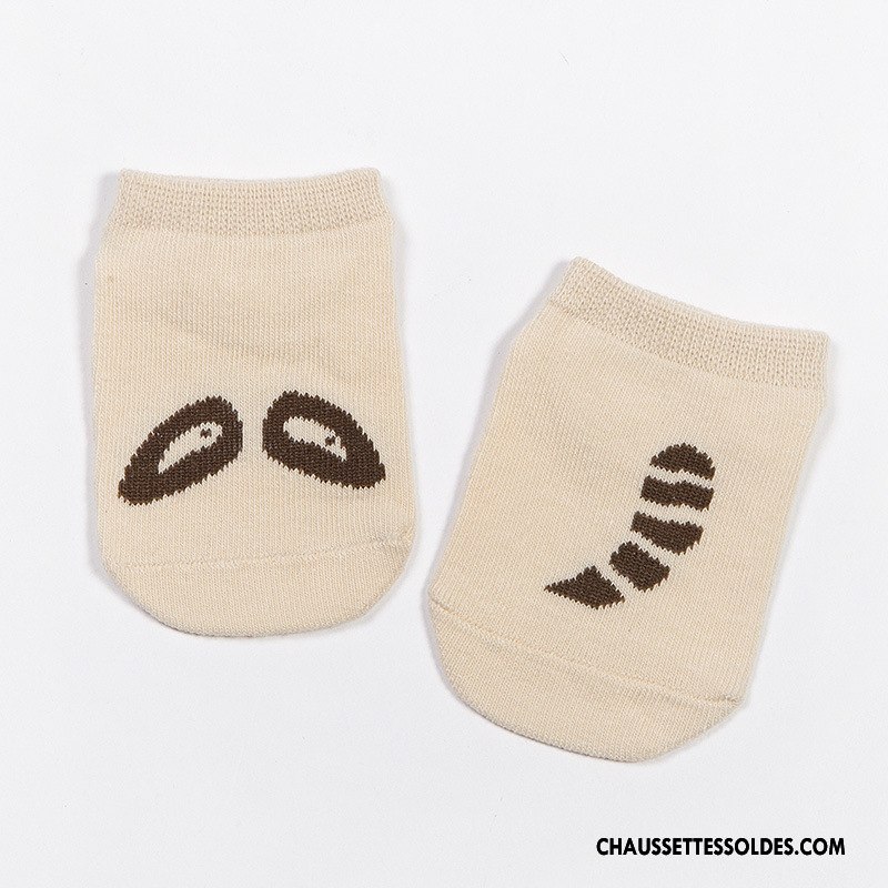 Chaussette Basse Fille L'automne Dessin Animé 100% Coton Printemps Le Nouveau Enfant Blanc