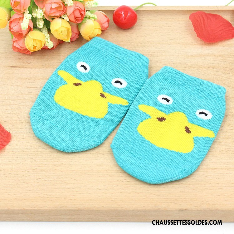 Chaussette Basse Fille Légère Été Bébé Antidérapant Enfant Femme Blanc