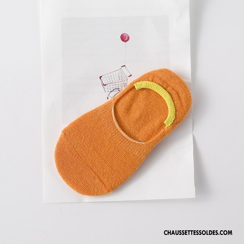 Chaussette Basse Fille Matelassé Enfant Silicone Été Coton Bio Invisible Couleurs De Bonbons Bleu