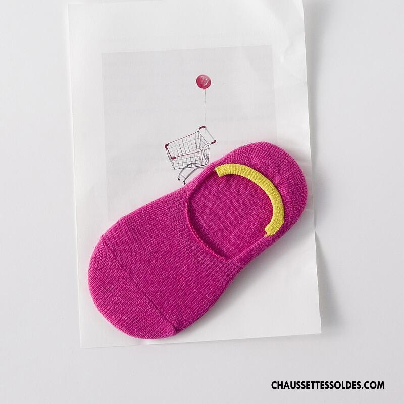 Chaussette Basse Fille Matelassé Enfant Silicone Été Coton Bio Invisible Couleurs De Bonbons Bleu