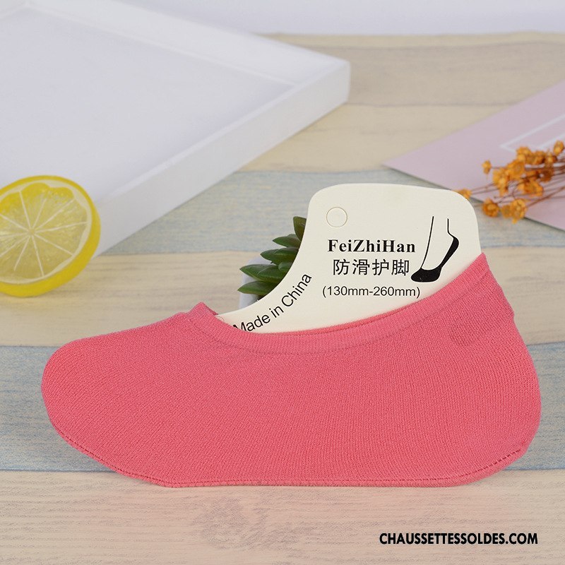 Chaussette Basse Fille Mini Invisible Très Mince Velours Élastique Ultra Couleurs De Bonbons Violet