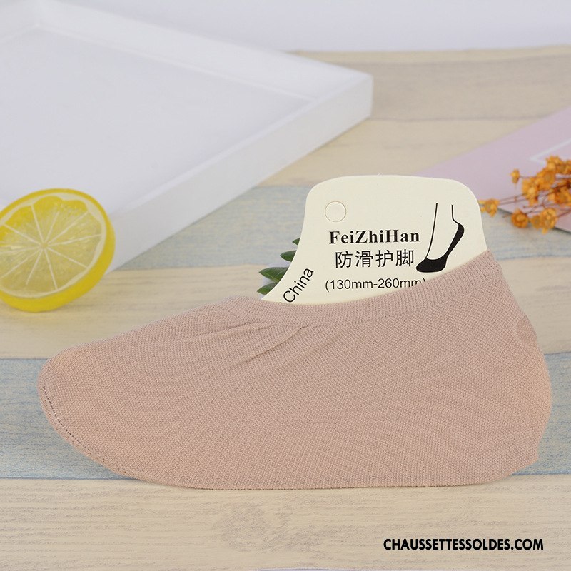 Chaussette Basse Fille Mini Invisible Très Mince Velours Élastique Ultra Couleurs De Bonbons Violet