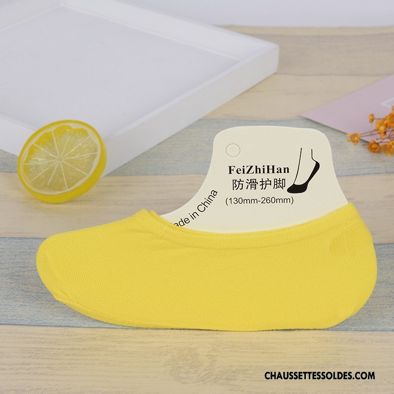 Chaussette Basse Fille Mini Invisible Très Mince Velours Élastique Ultra Couleurs De Bonbons Violet