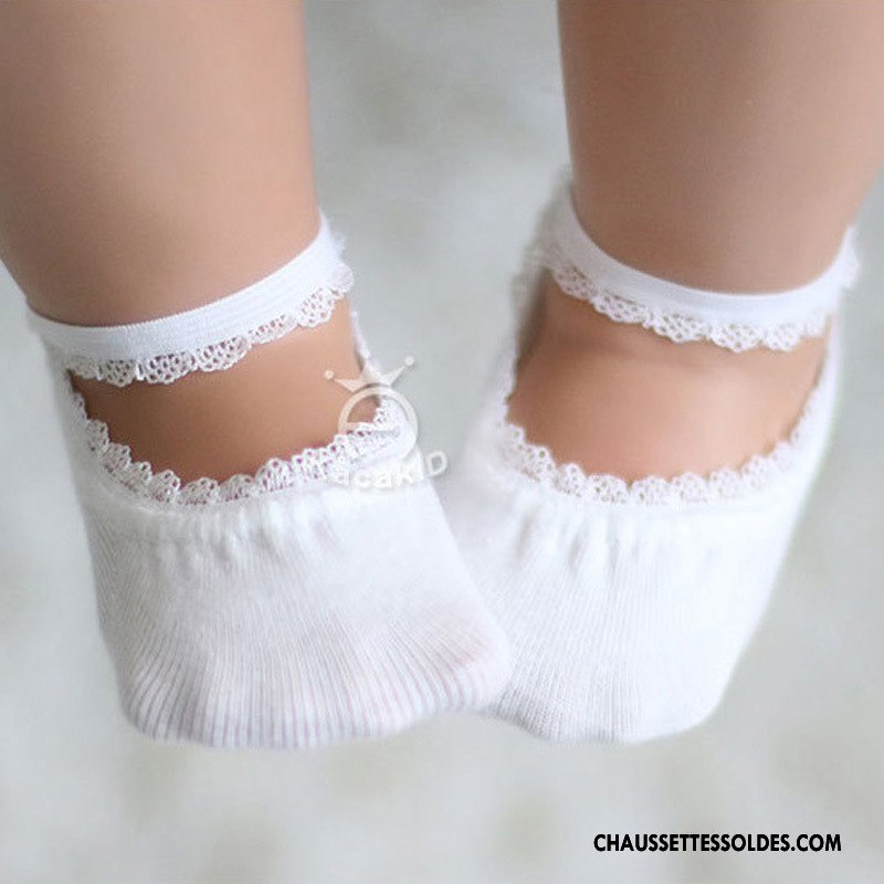 Chaussette Basse Fille Printemps Été Le Nouveau Bébé Enfant Chaussette Basse Coupée Rose