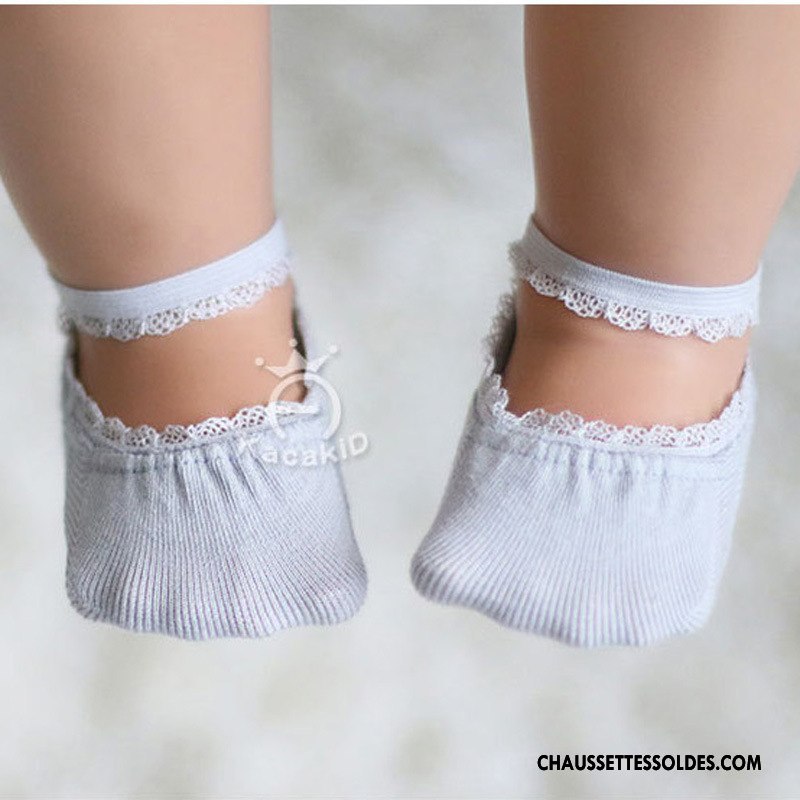 Chaussette Basse Fille Printemps Été Le Nouveau Bébé Enfant Chaussette Basse Coupée Rose