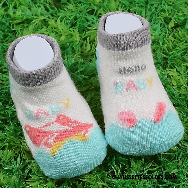 Chaussette Basse Fille Renard Bébé Mince Chaussette Basse Coupée Printemps Chaussettes En Coton Rouge