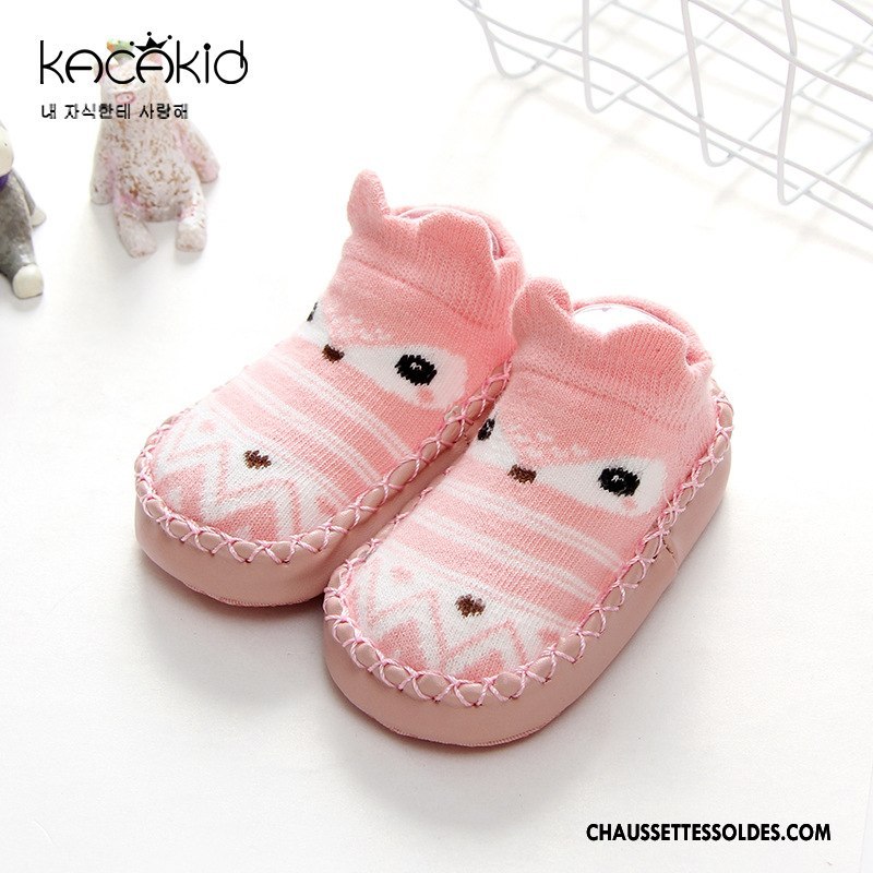 Chaussette Basse Fille Semelle Doux Le Nouveau Bébé Antidérapant Femme Enfant Jaune
