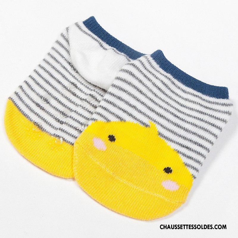 Chaussette Basse Fille Été Chaussette Basse Coupée Matelassé Petit Enfant Bébé Rose