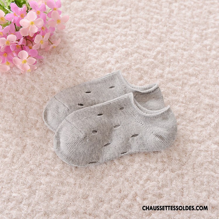 Chaussette Basse Fille Été Manuel Homme Chaussette Basse Coupée Invisible Mouvement Couleurs De Bonbons Vert