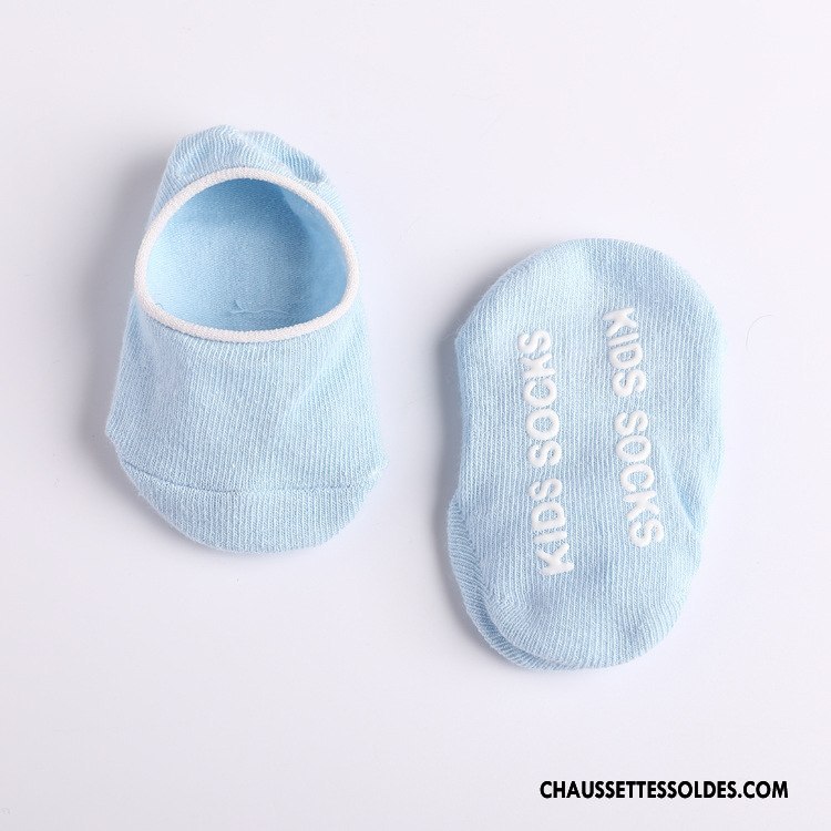 Chaussette Basse Garçon Antidérapant Bébé Chaussette Basse Coupée Invisible Rose Clair
