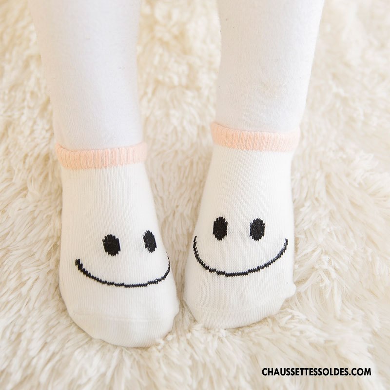Chaussette Basse Garçon Antidérapant Enfant Bébé Chaussette Basse Coupée Coton Bio Dessin Animé Jaune