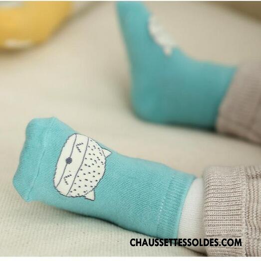 Chaussette Basse Garçon Bébé Antidérapant Souriant Enfant Coton Bio Jaune