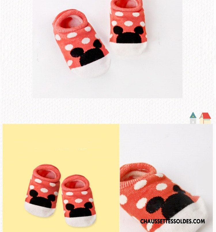 Chaussette Basse Garçon Bébé Antidérapant Souriant Enfant Coton Bio Jaune