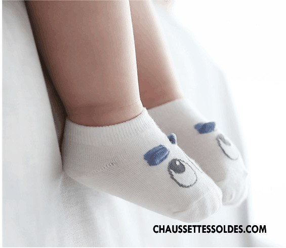 Chaussette Basse Garçon Bébé Antidérapant Souriant Enfant Coton Bio Jaune