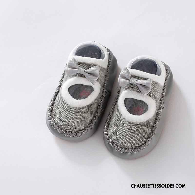 Chaussette Basse Garçon Bébé Enfant Printemps Antidérapant Été Papillon Bleu