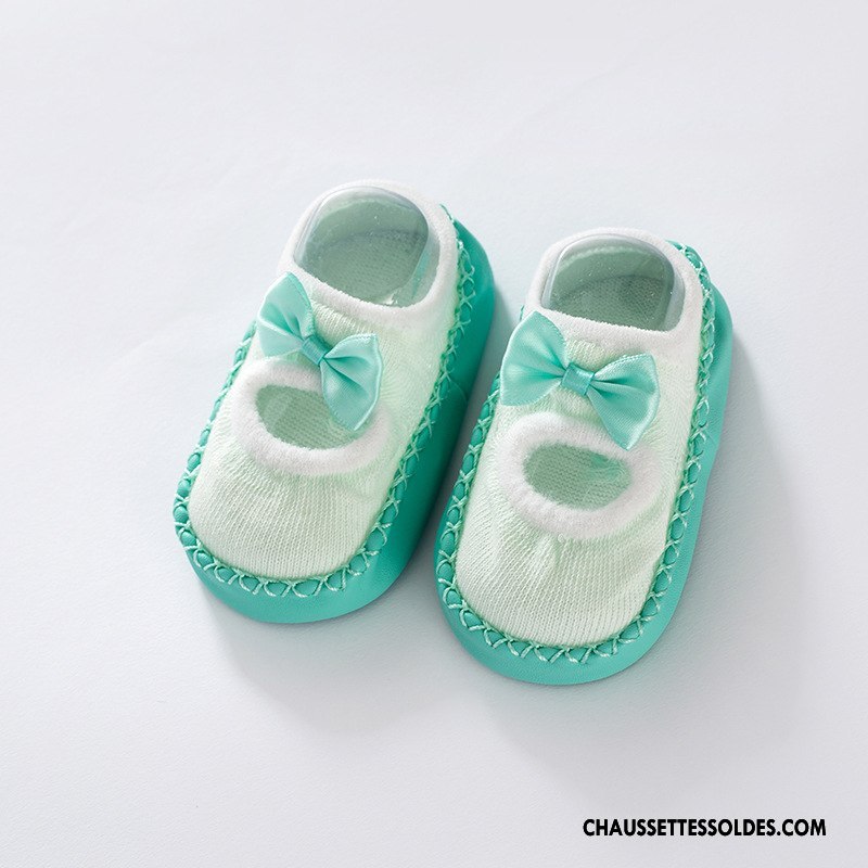 Chaussette Basse Garçon Bébé Enfant Printemps Antidérapant Été Papillon Bleu