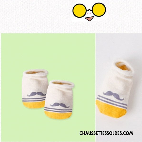 Chaussette Basse Garçon Chaussette Basse Coupée Printemps Antidérapant Bébé Courte Chaussettes En Coton Rose