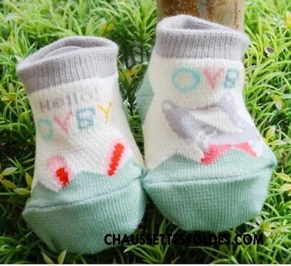 Chaussette Basse Garçon Coton Bio Bébé Été Enfant Antidérapant Printemps Bleu