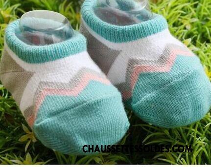 Chaussette Basse Garçon Coton Bio Bébé Été Enfant Antidérapant Printemps Bleu