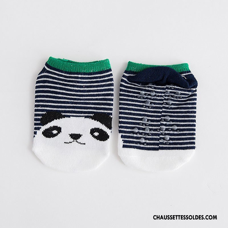 Chaussette Basse Garçon Coton Bio Nouveau Chaussette Basse Coupée Nouvelles Arrivées Bébé Dessin Animé Blanc
