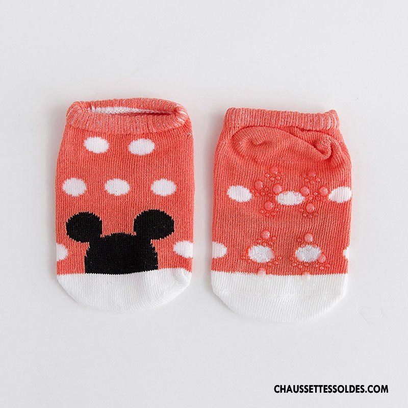 Chaussette Basse Garçon Coton Bio Nouveau Chaussette Basse Coupée Nouvelles Arrivées Bébé Dessin Animé Blanc