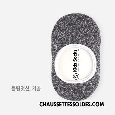 Chaussette Basse Garçon Enfant Bébé Chaussette Basse Coupée Homme Invisible Milieu Jaune Or