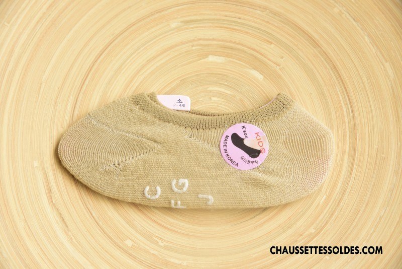 Chaussette Basse Garçon Homme Invisible Été Femme Beige Enfant Couleurs Mixtes Blanc Clair