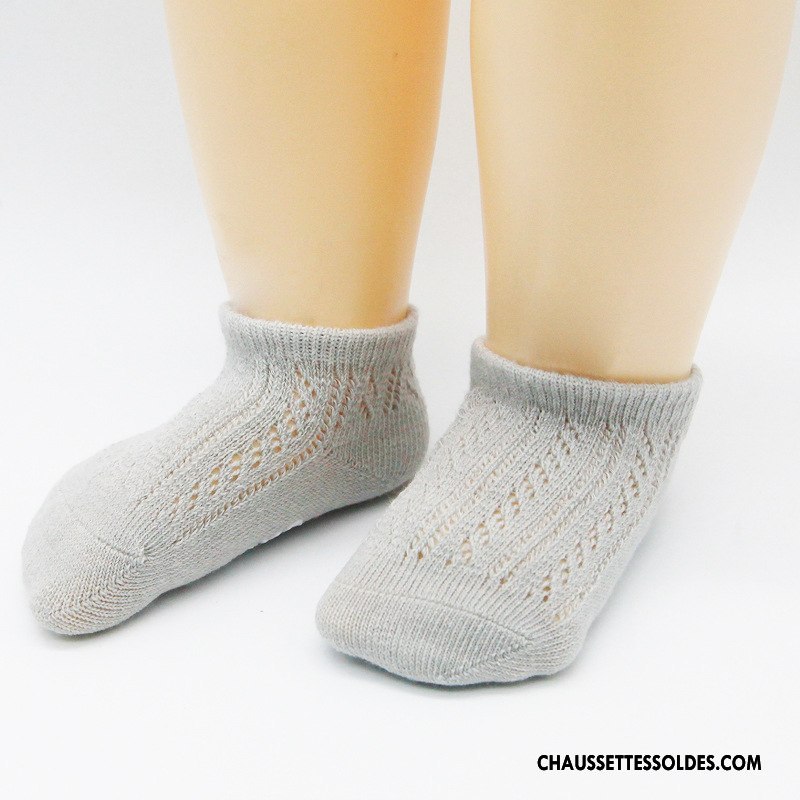 Chaussette Basse Garçon Respirant Bébé Enfant Été Légère Coton Bio Bleu