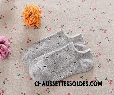 Chaussette Basse Garçon Été Chaussette Basse Coupée Enfant Matelassé Élève Marque Jaune