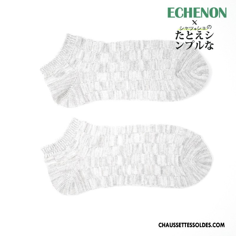 Chaussette Basse Homme 100% Coton Chaussette Basse Coupée Respirant Tendance Rétro Style National