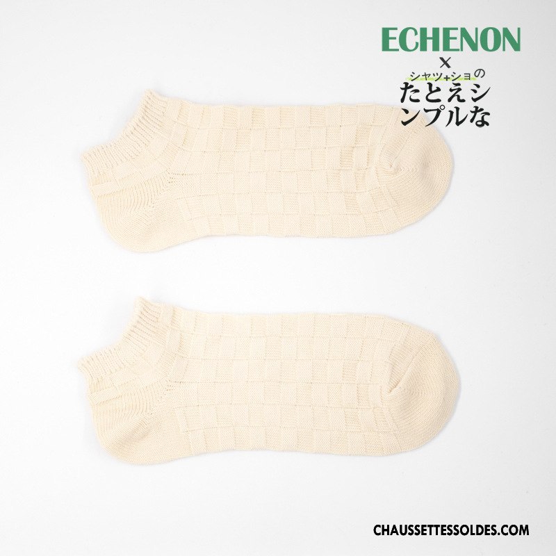 Chaussette Basse Homme 100% Coton Chaussette Basse Coupée Respirant Tendance Rétro Style National