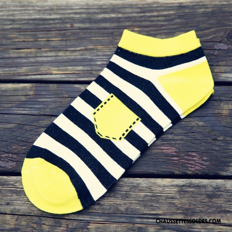 Chaussette Basse Homme 100% Coton Confortable Vente Chaude Chaussette Basse Coupée L'automne Coton Bio Vert Clair