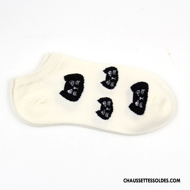 Chaussette Basse Homme Adulte Petit Chaussette Courte Anti-odeur Mouvement Le Nouveau Blanc