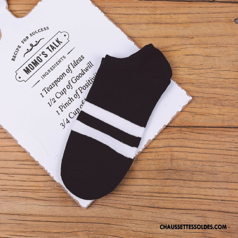 Chaussette Basse Homme Anti-odeur 100% Coton Absorber La Sueur Le Nouveau Printemps Chaussette Courte Bleu Marin
