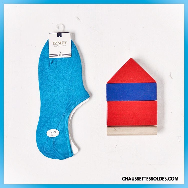 Chaussette Basse Homme Bois Chaussette Courte Chaussette Basse Coupée Antidérapant Légère Silicone Couleurs De Bonbons Pure Rose
