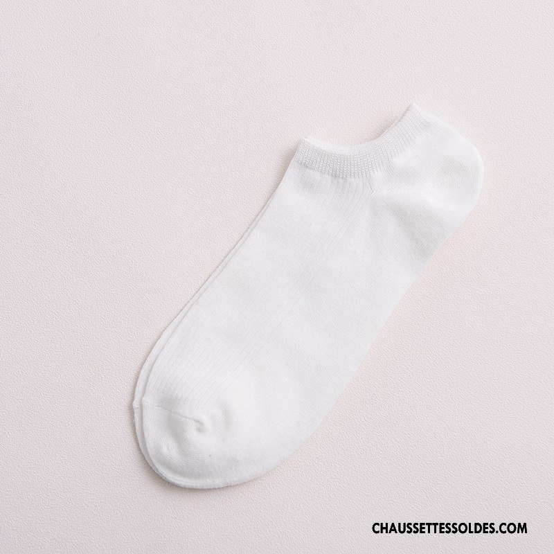 Chaussette Basse Homme Casual Toutes Les Saisons 100% Coton Chaussette Basse Coupée Le Nouveau Courte Pure Gris