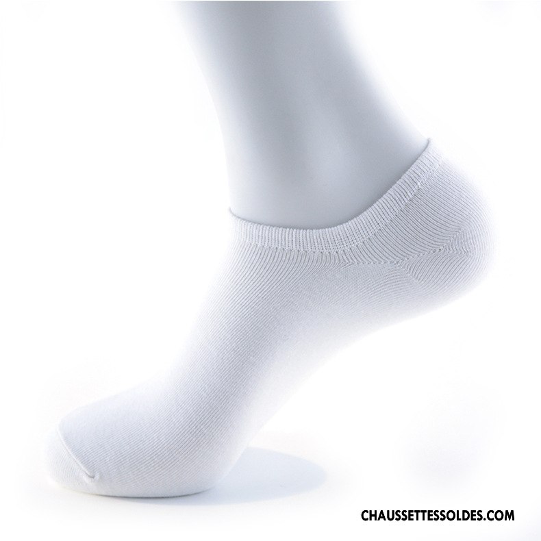 Chaussette Basse Homme Chaussette Basse Coupée Absorber La Sueur Invisible De Travail Printemps Été Pure