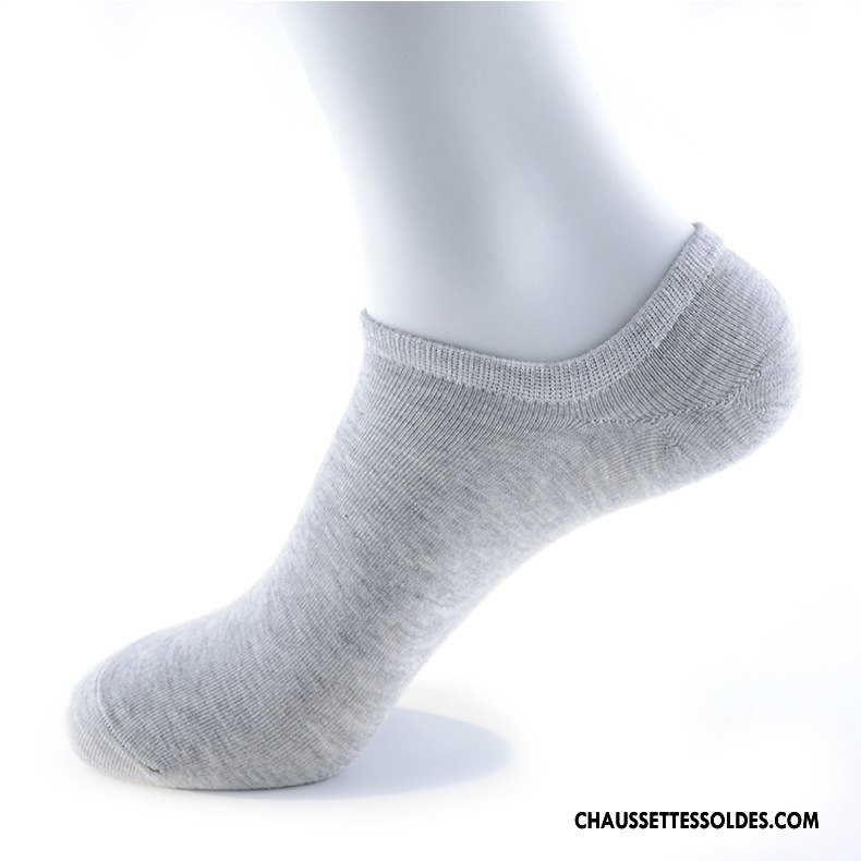 Chaussette Basse Homme Chaussette Basse Coupée Absorber La Sueur Invisible De Travail Printemps Été Pure