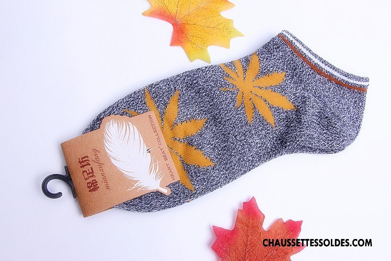 Chaussette Basse Homme Chaussette Basse Coupée Été 100% Coton Le Nouveau Tendance Courte Coloré