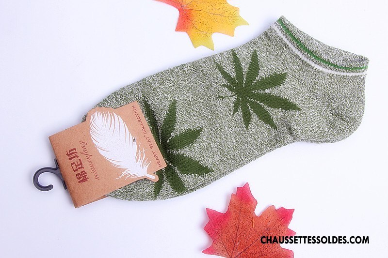 Chaussette Basse Homme Chaussette Basse Coupée Été 100% Coton Le Nouveau Tendance Courte Coloré