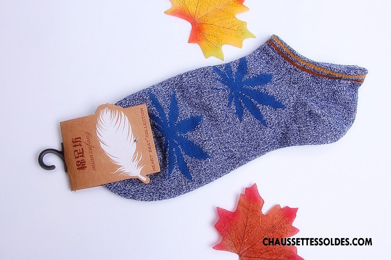 Chaussette Basse Homme Chaussette Basse Coupée Été 100% Coton Le Nouveau Tendance Courte Coloré