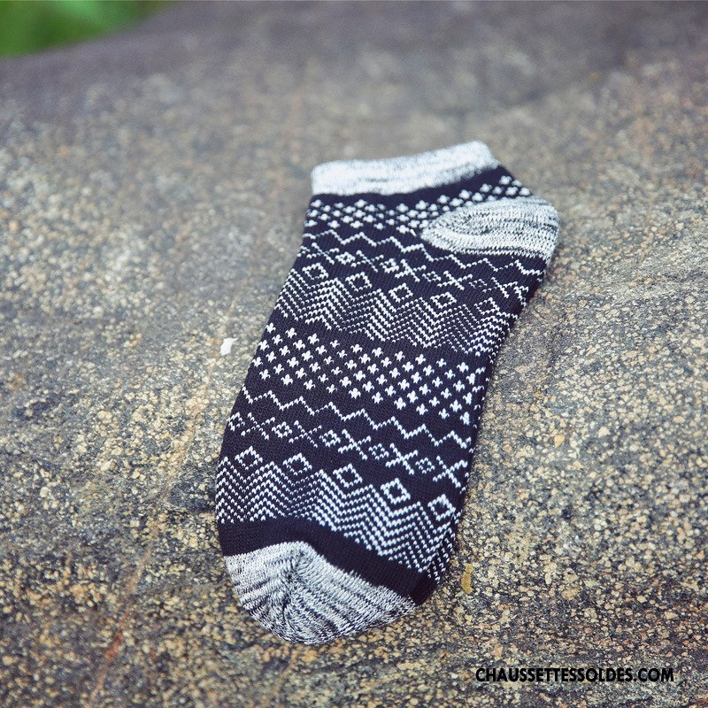 Chaussette Basse Homme Chaussette Basse Coupée Été Casual Respirant Créatif Le Nouveau Jaune Clair