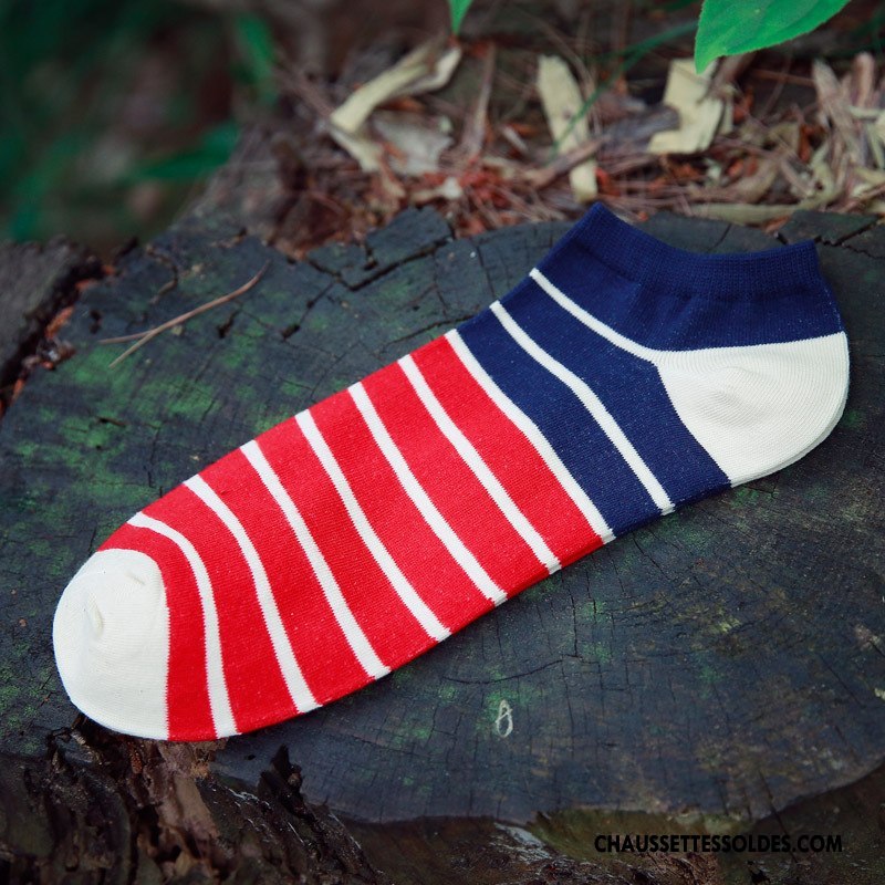 Chaussette Basse Homme Chaussette Basse Coupée Été Printemps 100% Coton Coton Bio Style Chaud Noir Clair