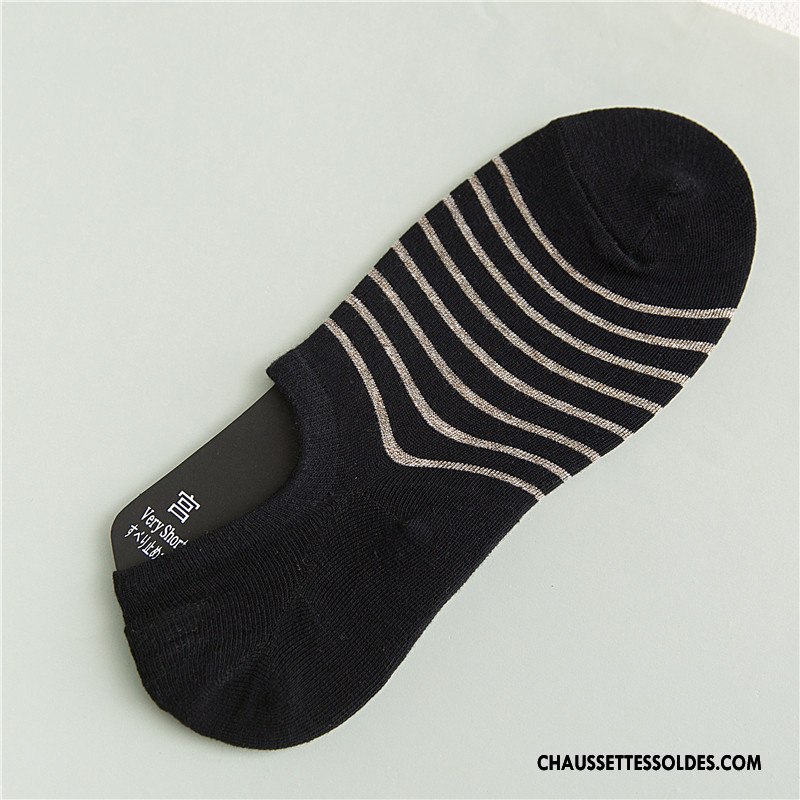 Chaussette Basse Homme Chaussette Courte Casual Antidérapant Coton Bio Invisible Le Nouveau Gris