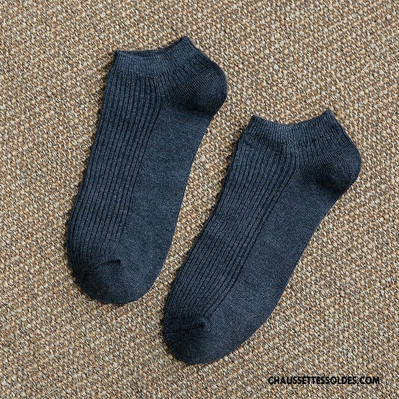 Chaussette Basse Homme Chaussette Courte Chaussette Basse Coupée Le Nouveau Tendance Bordeaux Pure Clair