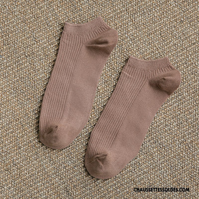 Chaussette Basse Homme Chaussette Courte Chaussette Basse Coupée Le Nouveau Tendance Bordeaux Pure Clair