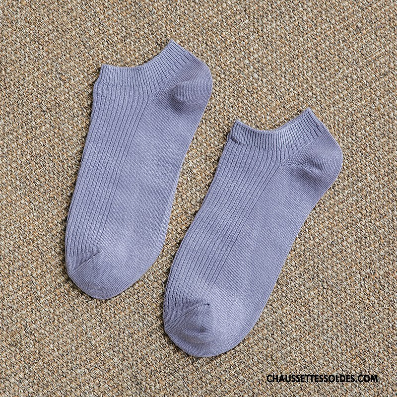 Chaussette Basse Homme Chaussette Courte Chaussette Basse Coupée Le Nouveau Tendance Bordeaux Pure Clair