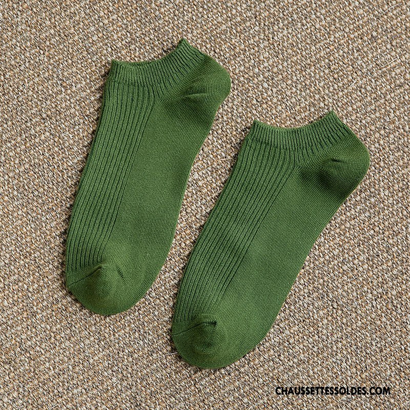 Chaussette Basse Homme Chaussette Courte Chaussette Basse Coupée Le Nouveau Tendance Bordeaux Pure Clair