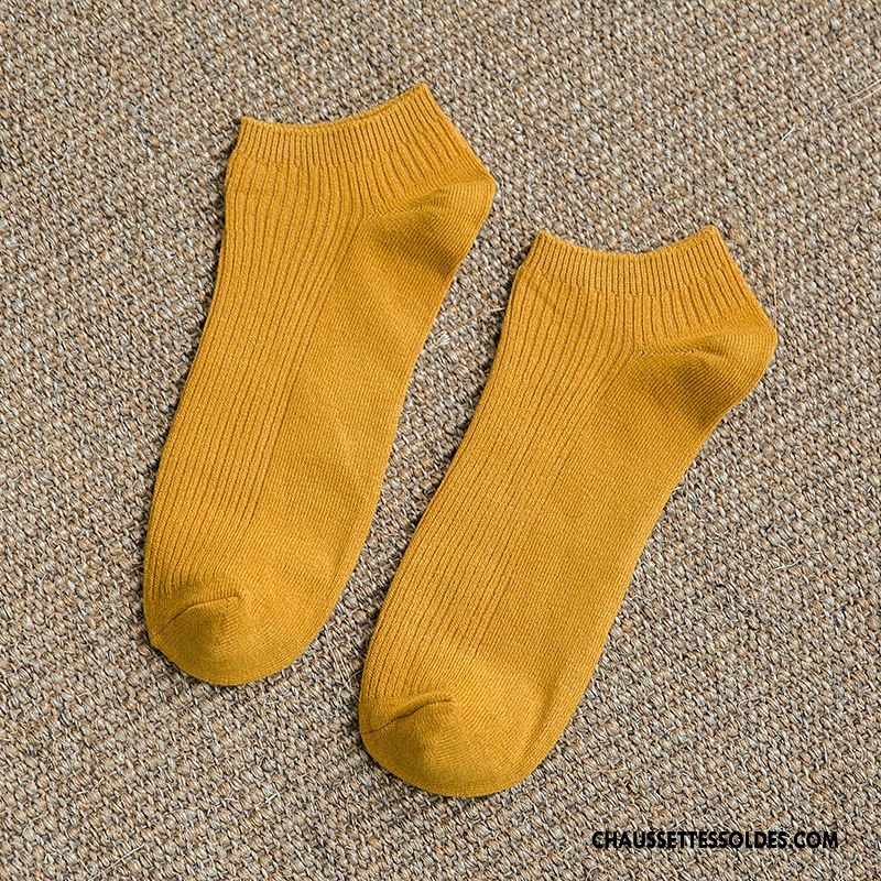 Chaussette Basse Homme Chaussette Courte Chaussette Basse Coupée Le Nouveau Tendance Bordeaux Pure Clair