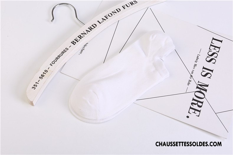 Chaussette Basse Homme Chaussette Courte Le Nouveau Hiver 100% Coton Légère L'automne Bleu Marin Pure Clair